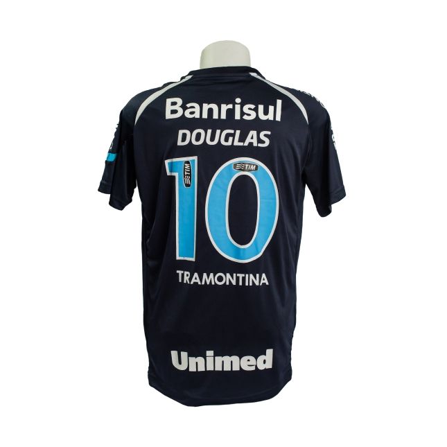 Camisa Grêmio 2017 – Topper – Douglas #10 (Terceira camisa / Mapa-Múndi)
