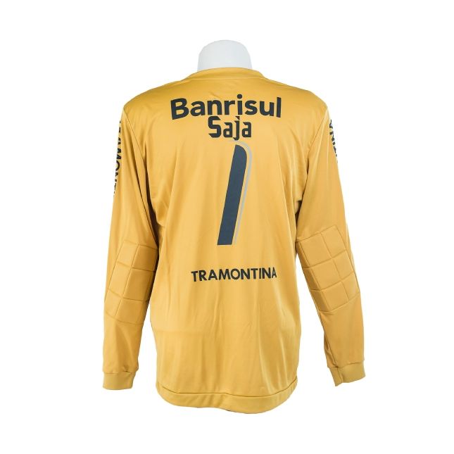 Camisa Grêmio 2007 – Modelo de goleiro dourado – #1 Saja