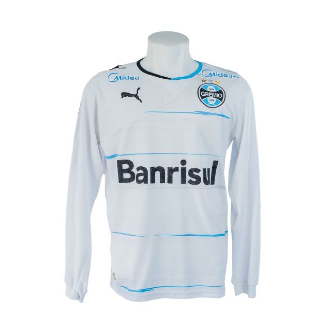 Camisa Grêmio 2012 – Modelo reserva branco – #18 Fernando