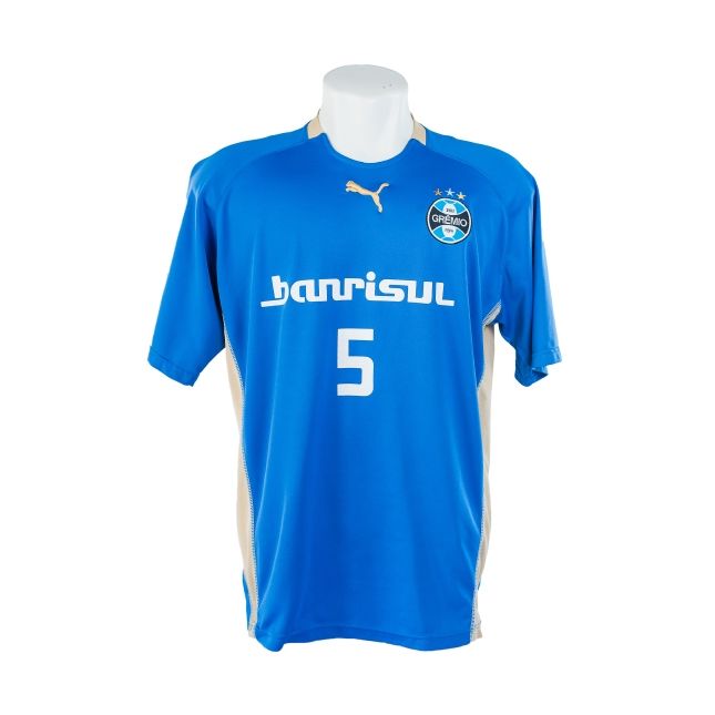 Camisa Grêmio 2009 – Modelo azul de treino – #5