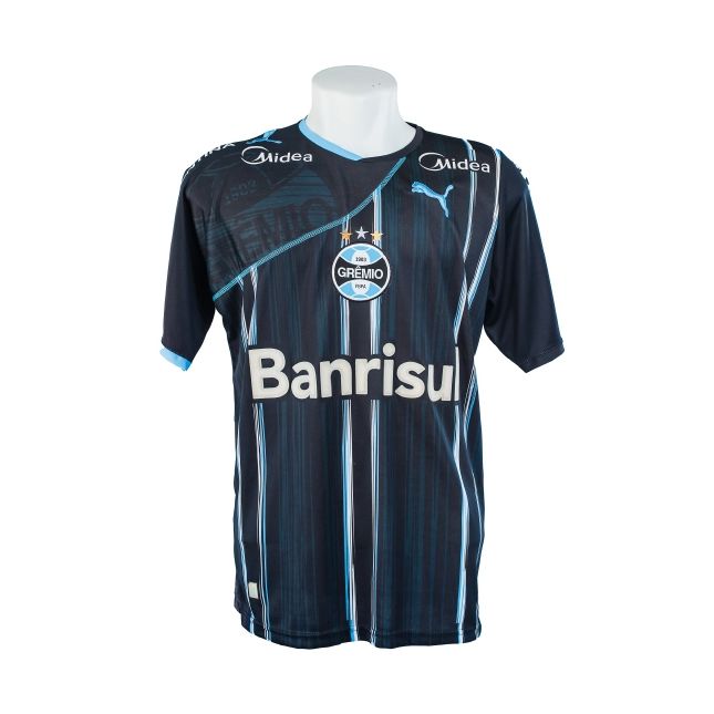 Camisa Grêmio 2012 – Terceira camisa preta listrada – #14
