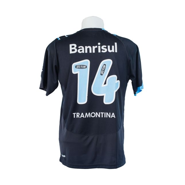 Camisa Grêmio 2012 – Terceira camisa preta listrada – #14