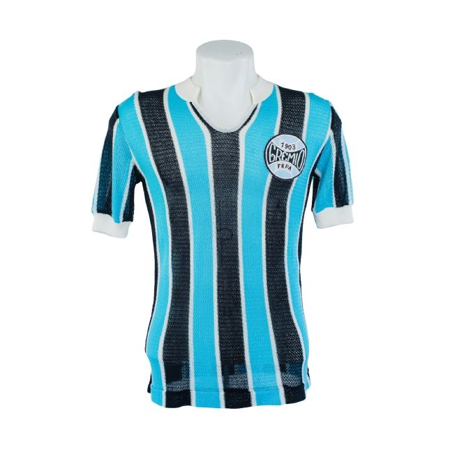 Camisa Grêmio anos 70 – Tricolor Malha Acrílica Texturizada – #10