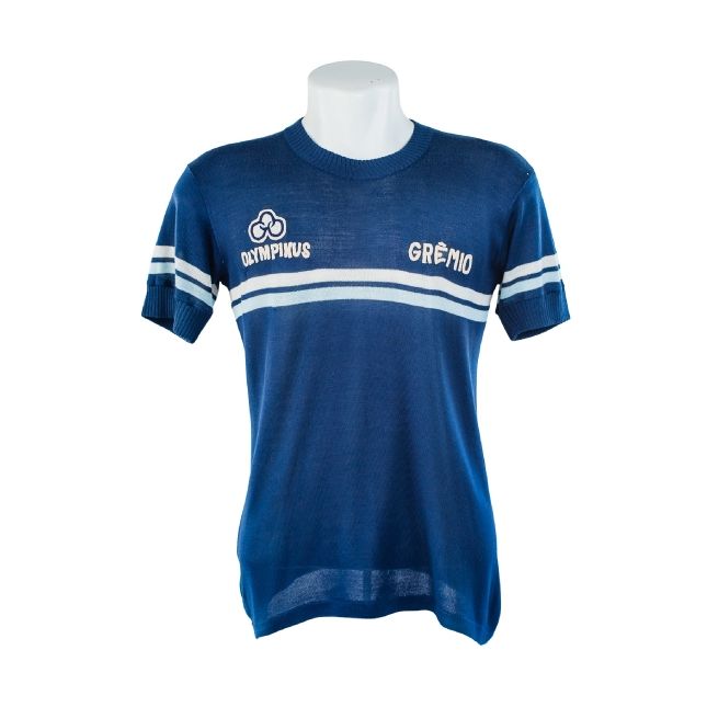 Camisa Grêmio anos 80 – Modelo de treino Olympikus – Sem número