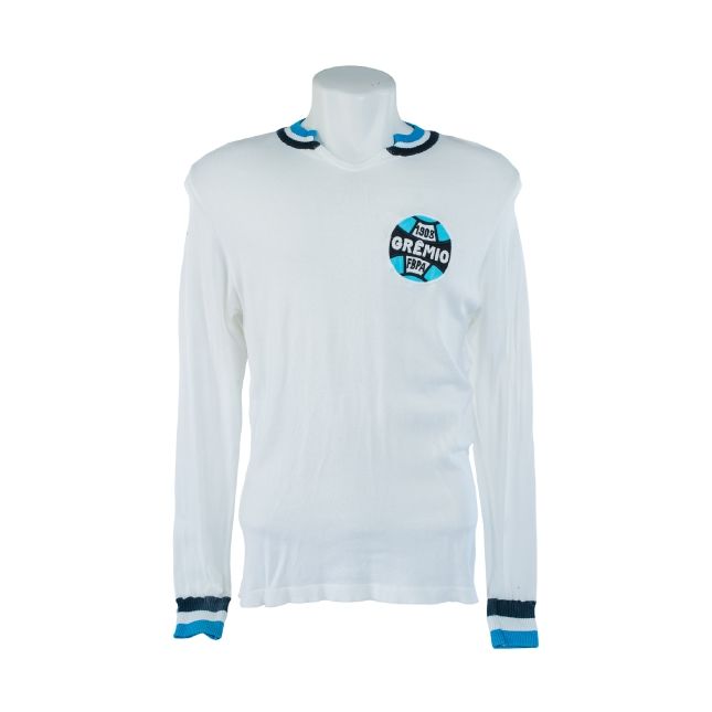 Camisa Branca Goleiro Grêmio – Manga longa gola dupla – #1