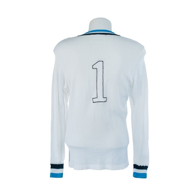 Camisa Branca Goleiro Grêmio – Manga longa gola dupla – #1