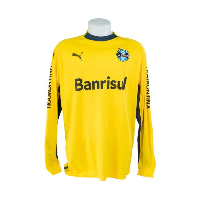 Camisa Grêmio 2009 – Goleiro Puma Amarela – #25 Rudnei
