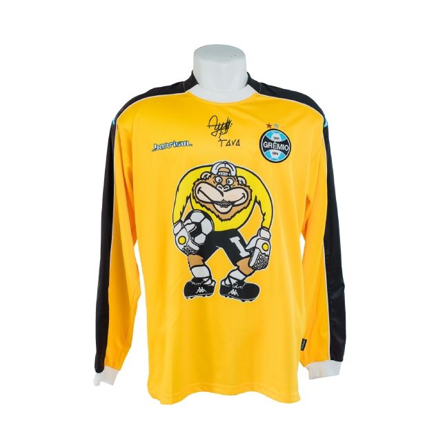 Camisa Grêmio 2004 – Goleiro Kappa Amarela – #1 Tavarelli