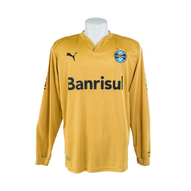 Camisa Grêmio 2010 – Goleiro Puma Dourada – Saja #1