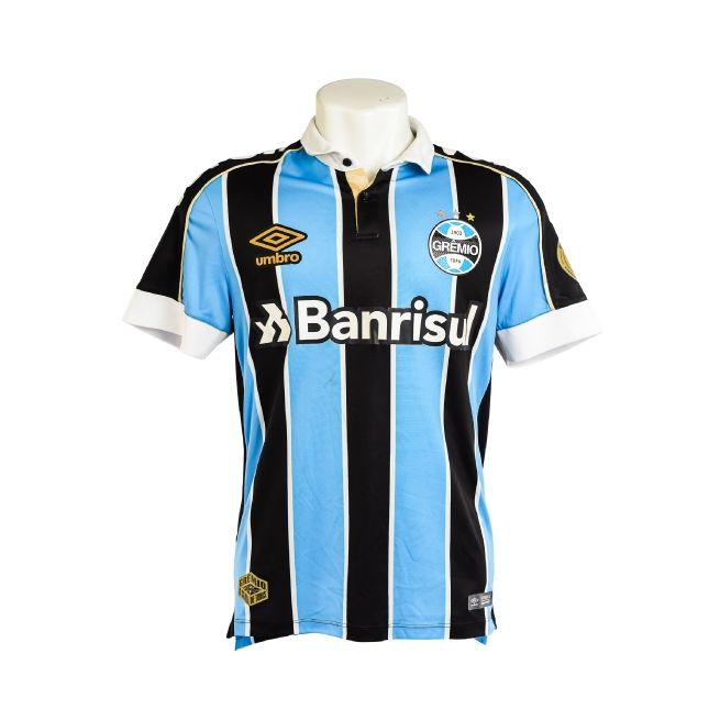 Camisa Grêmio 2017 – Umbro (Uniforme Titular) – Everton Cebolinha #19