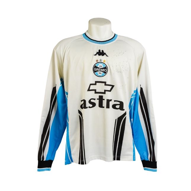 Camisa Grêmio 2001 – Kappa Branca (Goleiro) – #22 Sem Nome