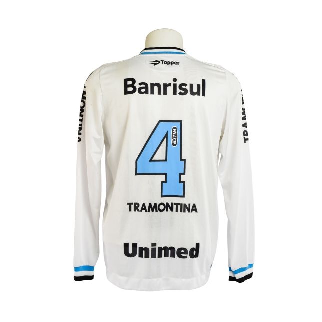 Camisa Grêmio 2012 – Topper Branca – #4 Assinada