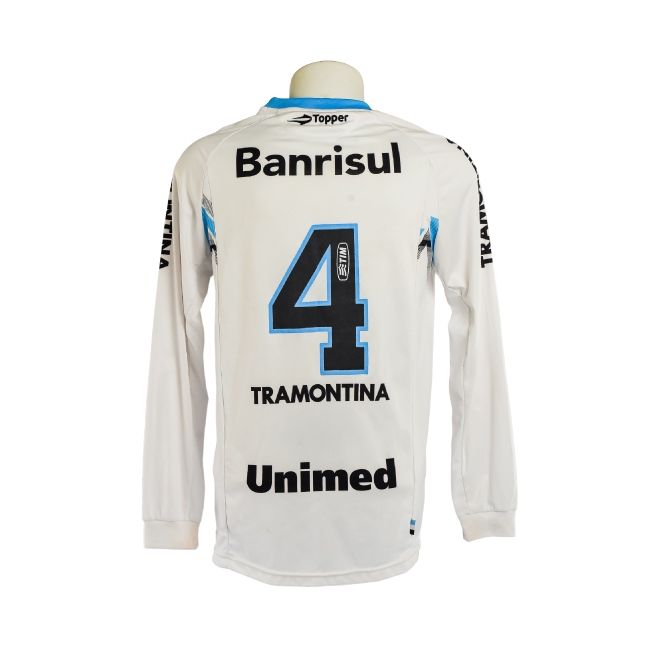 Camisa Grêmio 2018 – Topper Branca Manga Longa (Uniforme II) – #4