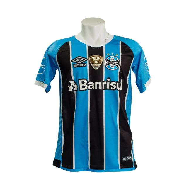 Camisa Tricolor Grêmio 2018 – Umbro – Lincoln #27 / H. Dourado