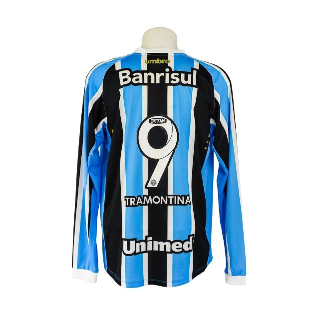 Camisa Grêmio 2016 – Umbro Tricolor (Uniforme Titular) – #9