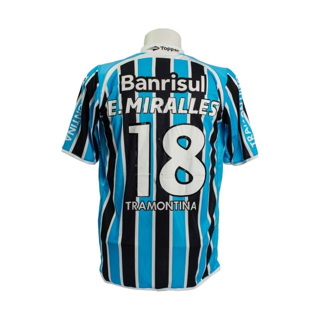 Camisa Tricolor Grêmio 2011 – Topper – E. Miralles #18