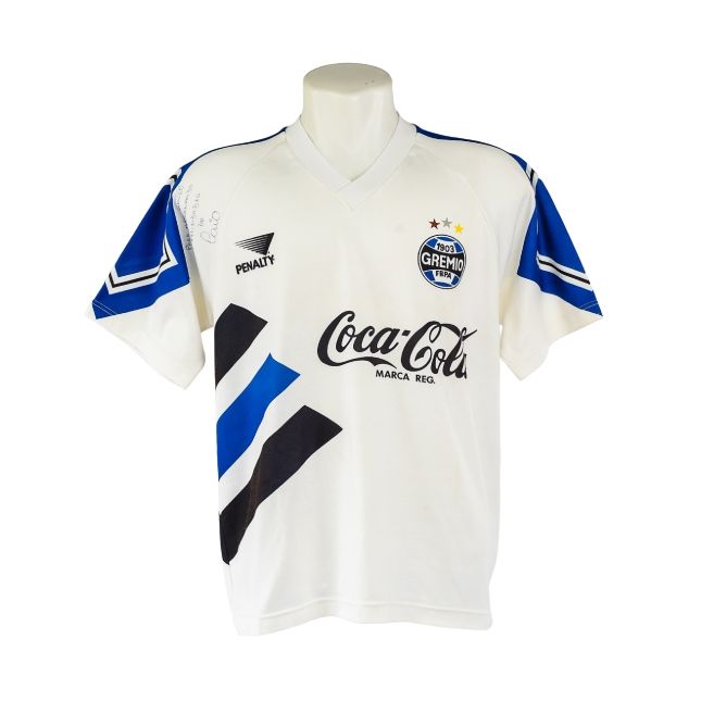 Camisa Grêmio – Penalty Branca Patrocínio Coca-Cola – #8