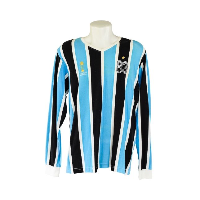 Camisa Grêmio – Retrô Tricolor Campeão do Mundo 1983 – Sem Número