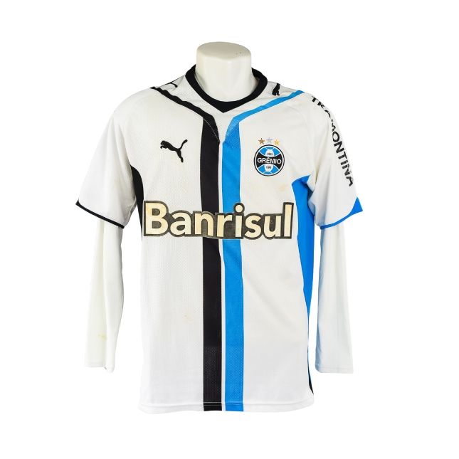 Camisa Grêmio – Puma Branca Uniforme Visitante 2012 – Sem Número