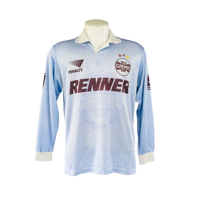Camisa Grêmio – Penalty Azul Celeste Patrocínio Renner Anos 90 – #10