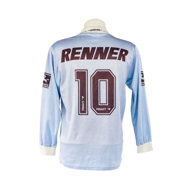 Camisa Grêmio – Penalty Azul Celeste Patrocínio Renner Anos 90 – #10