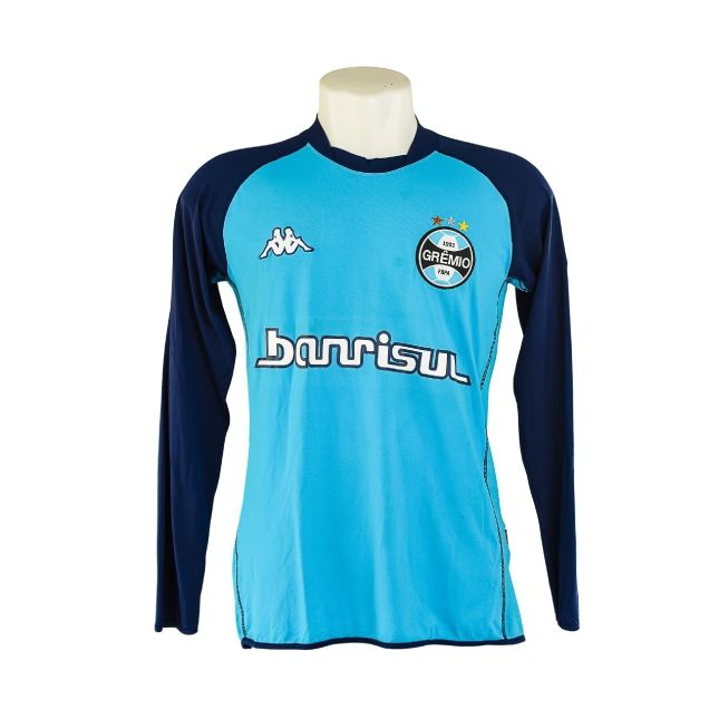 Camisa Grêmio – Kappa Azul Celeste Treino/Manga Longa 2008 – #9