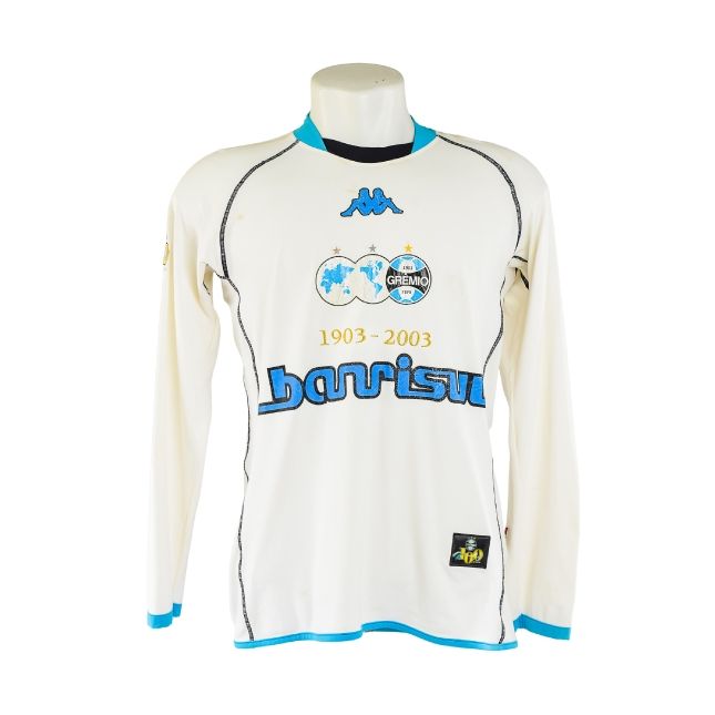 Camisa Grêmio – Kappa Comemorativa Centenário Branca – #3 A. Polga