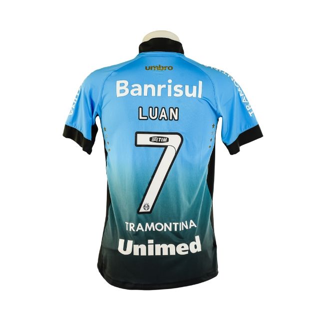 Camisa Grêmio 2017 – Umbro Azul Degradê – #7 Luan
