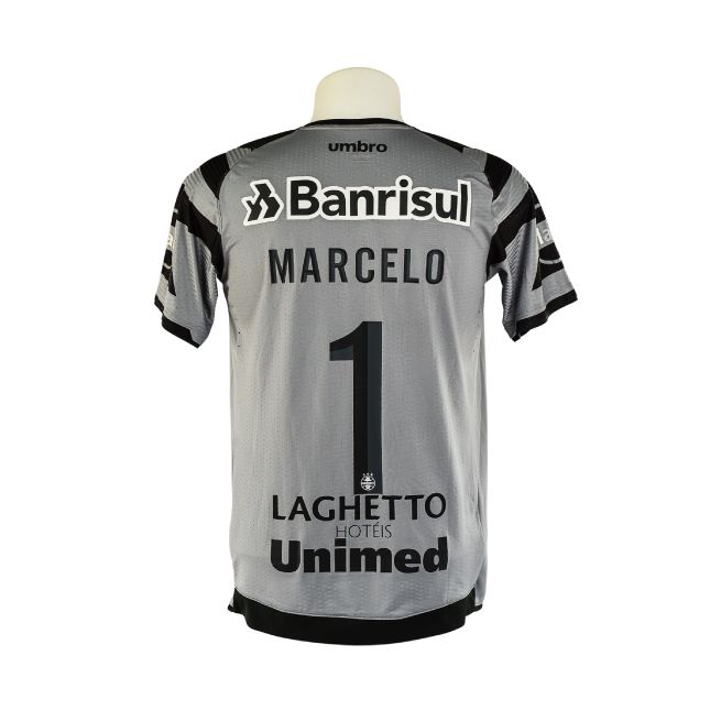 Camisa Grêmio 2018 – Umbro Cinza (Uniforme de Goleiro) – #1 Marcelo Grohe