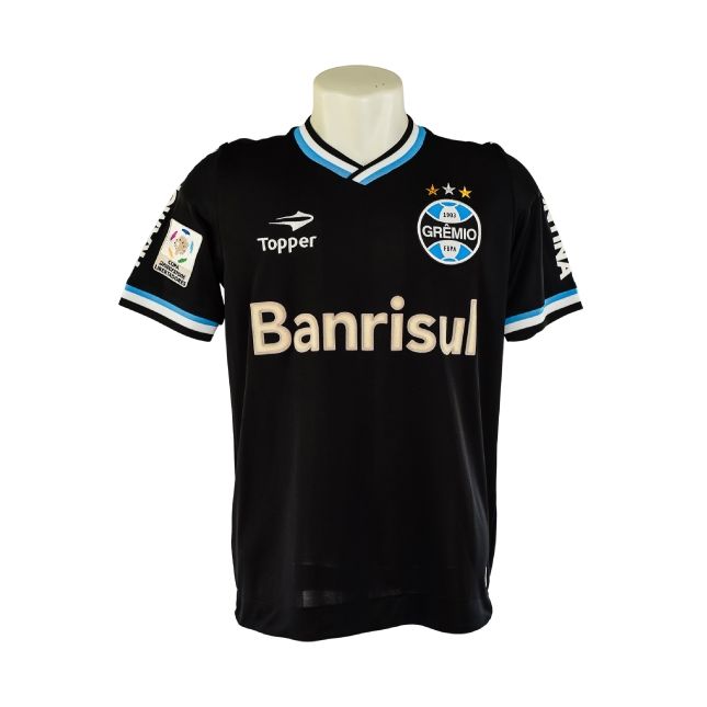 Camisa Grêmio 2017 – Topper Preta (Uniforme Alternativo) – #26 Luan