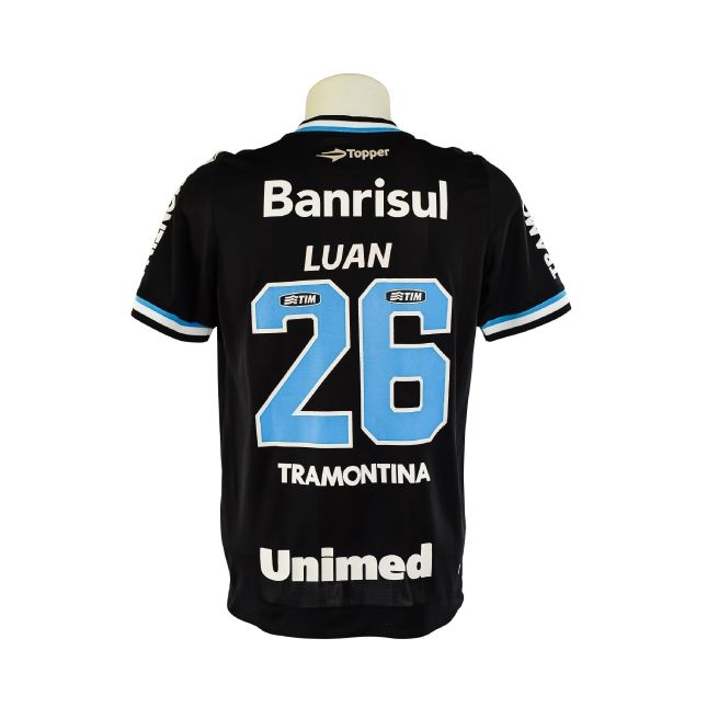 Camisa Grêmio 2017 – Topper Preta (Uniforme Alternativo) – #26 Luan