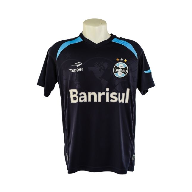 Camisa Grêmio 2012 – Topper Azul Marinho (Terceiro Uniforme) – #10 Douglas