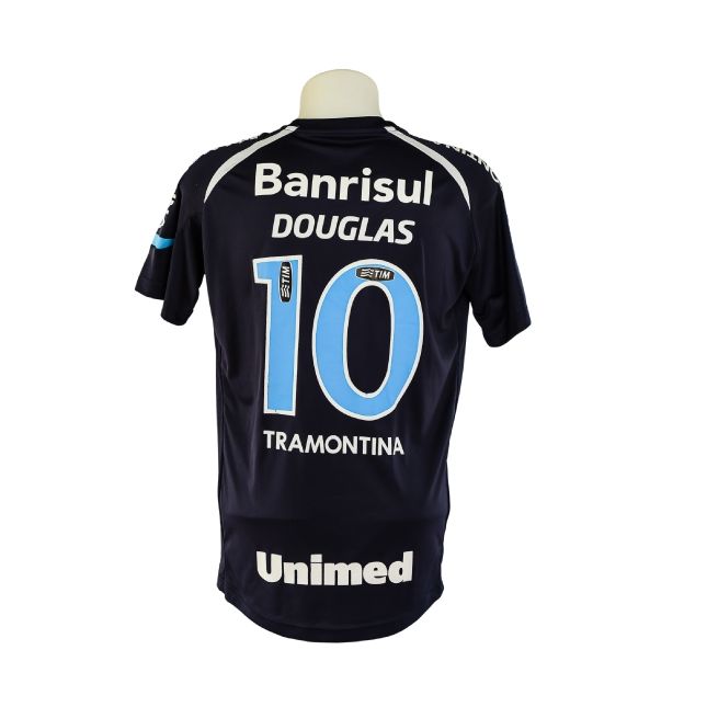 Camisa Grêmio 2012 – Topper Azul Marinho (Terceiro Uniforme) – #10 Douglas