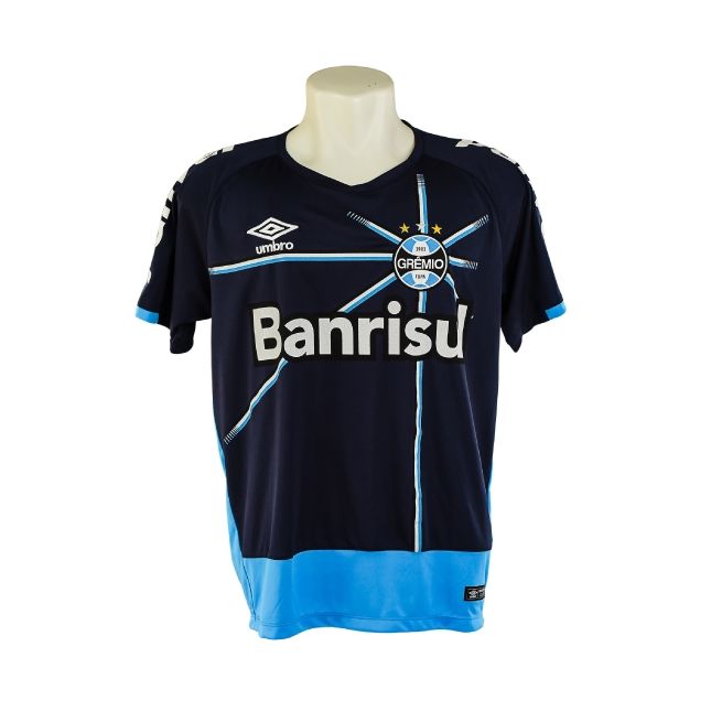 Camisa Grêmio 2017 – Umbro Azul Escura (Uniforme de Goleiro) – #1 M. Grohe