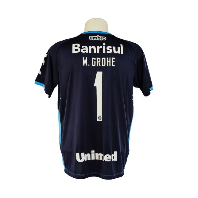 Camisa Grêmio 2017 – Umbro Azul Escura (Uniforme de Goleiro) – #1 M. Grohe