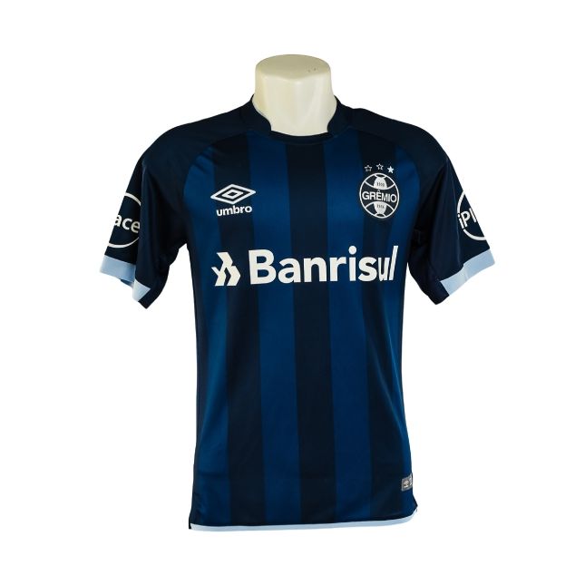 Camisa Grêmio 2018 – Umbro Azul (Uniforme de Jogo) – #11 Everton