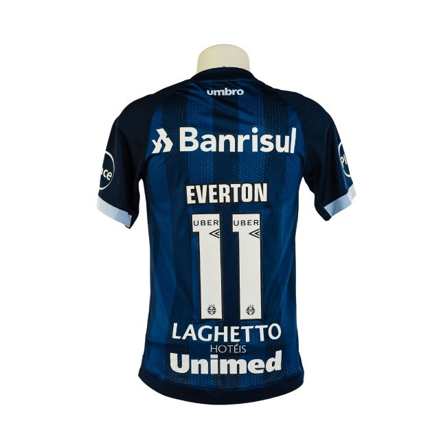 Camisa Grêmio 2018 – Umbro Azul (Uniforme de Jogo) – #11 Everton