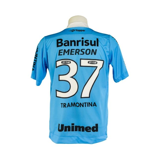 Camisa Grêmio 2014 – Topper Azul (Uniforme Alternativo) – #37 Emerson
