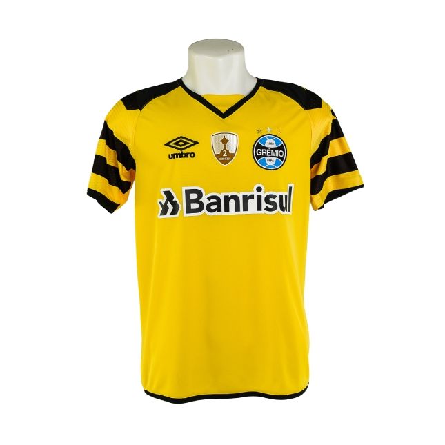 Camisa Grêmio 2018 – Umbro Amarela (Uniforme de Goleiro) – #1 Marcelo