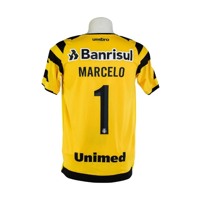 Camisa Grêmio 2018 – Umbro Amarela (Uniforme de Goleiro) – #1 Marcelo