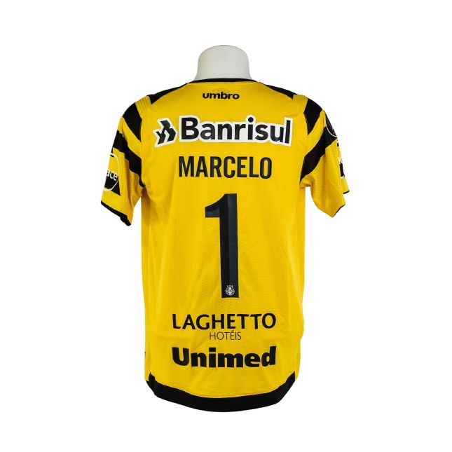 Camisa Grêmio 2018 – Umbro Amarela (Uniforme de Goleiro) – #1 Marcelo