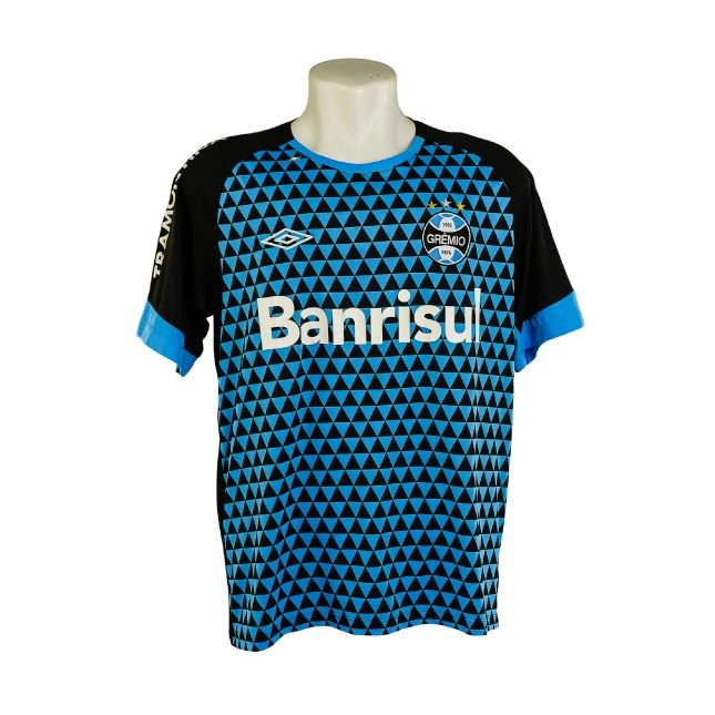 Camisa Grêmio 2016 – Umbro Preta/Azul (Treino) – Sem Número