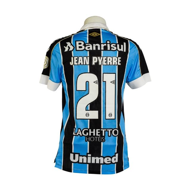 Camisa Grêmio 2019 – Umbro Tricolor – #21 Jean Pyerre