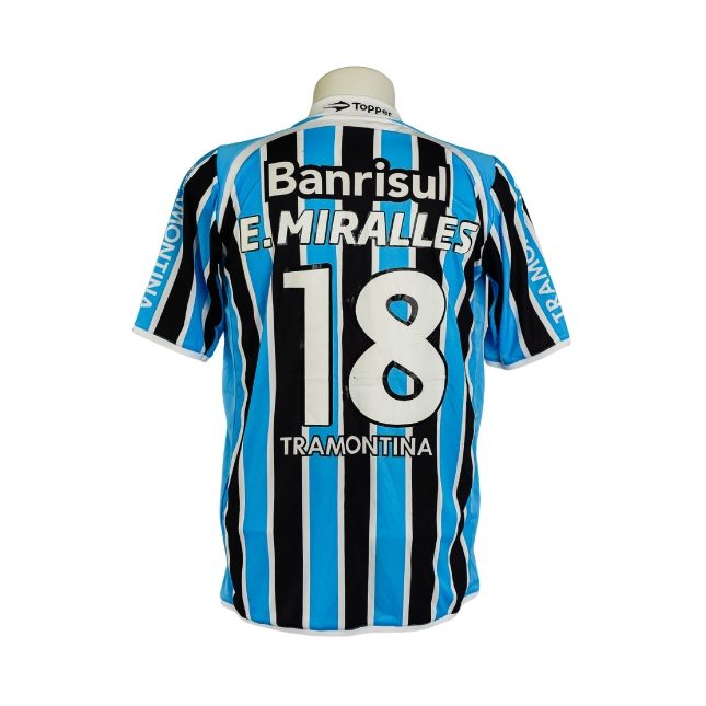 Camisa Grêmio 2012 – Topper Tricolor – #18 E. Miralles
