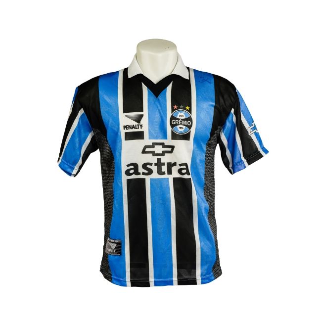 Camisa Grêmio 1997 – Penalty Tricolor – #10 Autografada