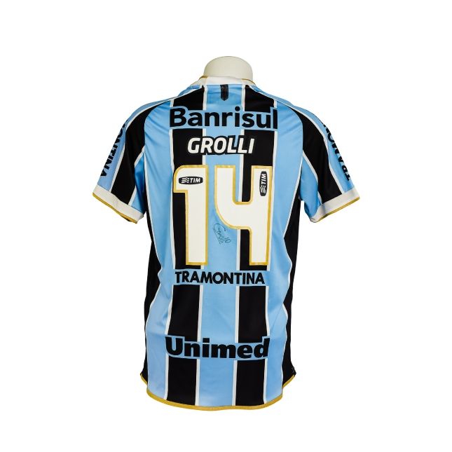 Camisa Grêmio 2018 – Umbro Tricolor – #18 Lucas (Libertadores) – Autografada