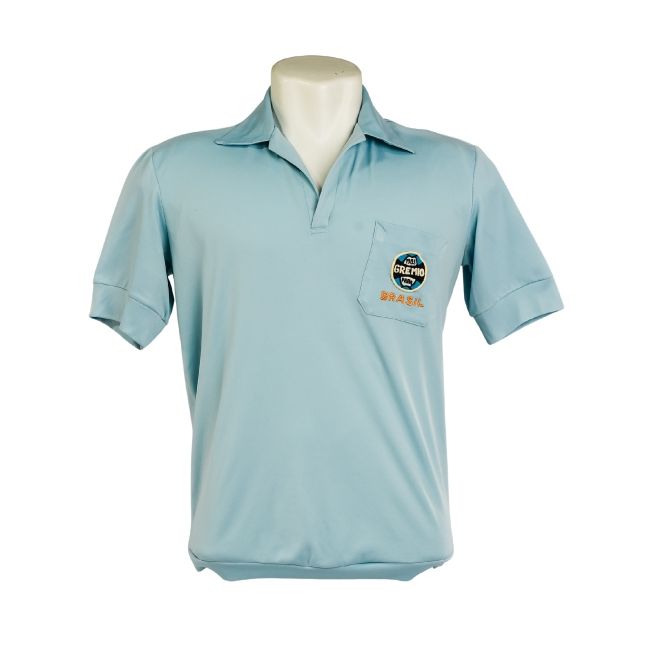 Camisa Grêmio 1968 – Modelo Celeste – “Brasil”