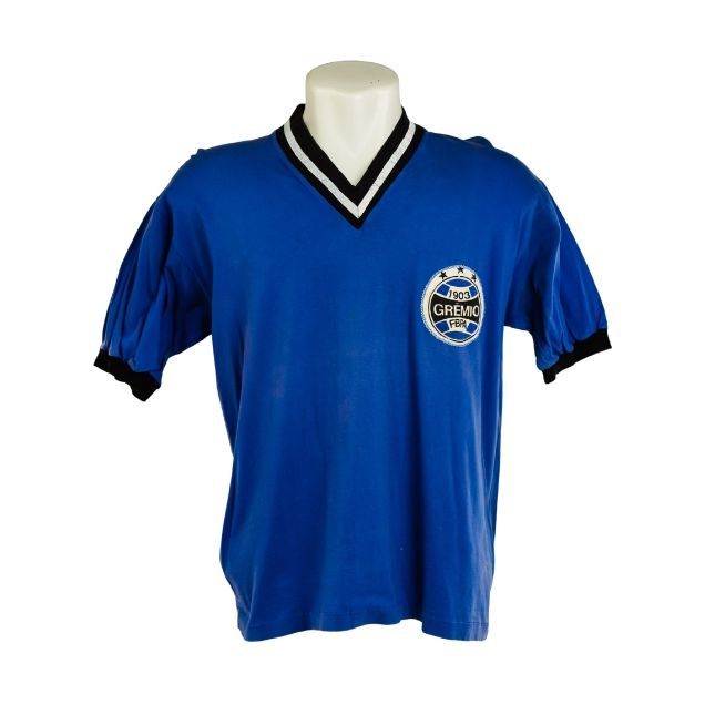 Camisa Grêmio 1983 – Azul Treino RODAC – Sem número oficial de jogo