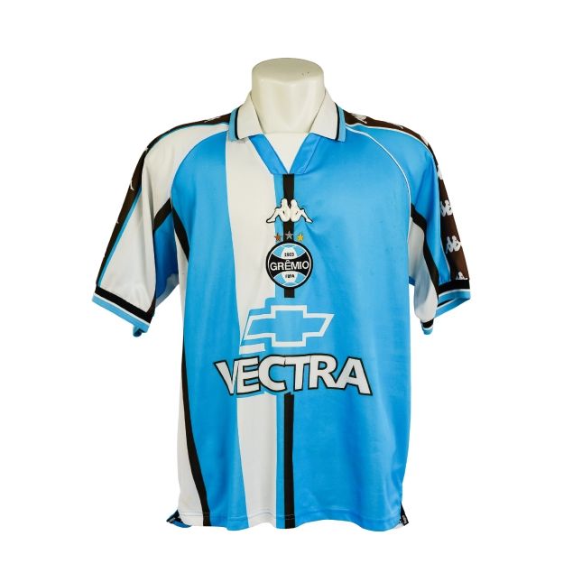Camisa Grêmio 2004 – Kappa Tricolor – #13 Chevrolet