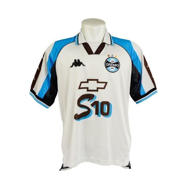 Camisa Grêmio 2005 – Kappa Branca (Patrocínio S10) – #10